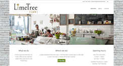 Desktop Screenshot of limetreecafe.net